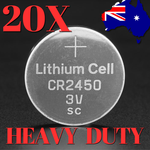 CR2450 Battery 3V Lithium Coin Cell Button Watch Toy Batteries AUSTRALIAN SELLER - Picture 11 of 17