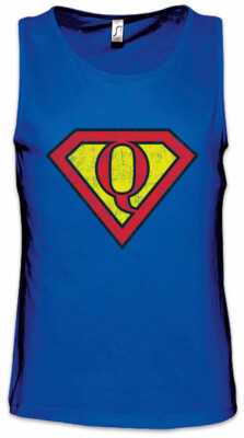 Super Q Herren Tank Top Letter Gift Birthday Mother's Day fathers day Fun Comic