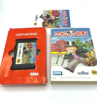 Monopoly (Sega Genesis, 1992) Complete