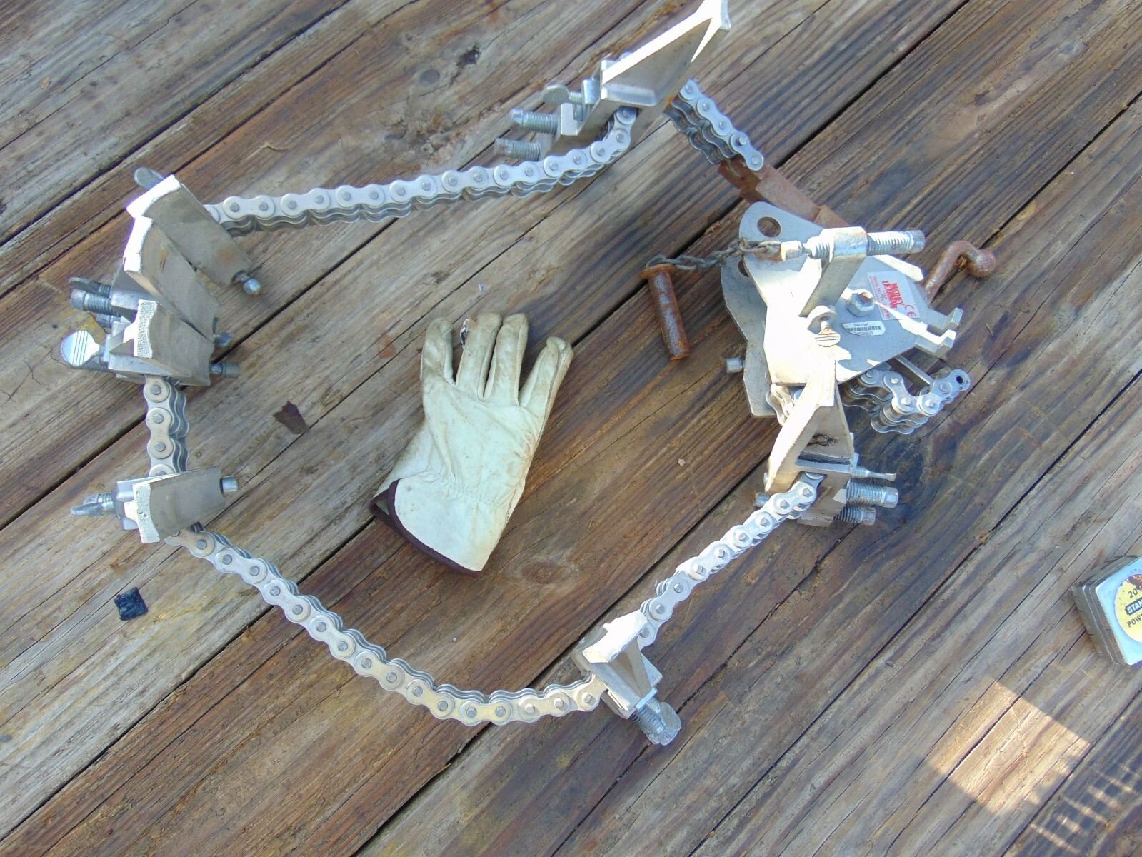 CHAIN PIPE ALIGNMENT VISE CLAMP JACK SCREW Mathey Dearman 5' Long Chain