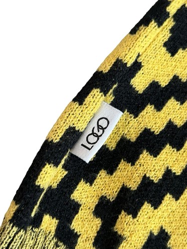 LOGO by Lori Goldstein x Smiley World Women’s Sweater Fair Isle Size XL Yellow - Picture 9 of 12