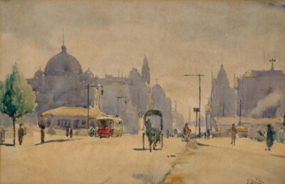 Melbourne from St. Kilda Road Art Print   Eveline Winifred Syme   1929 Australia