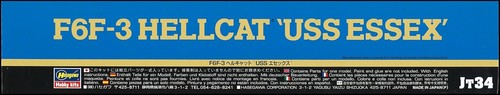 Hasegawa 1/48 US Navy F6F-3 Hellcat USS Essex Plastic Model JT34 - Picture 4 of 4