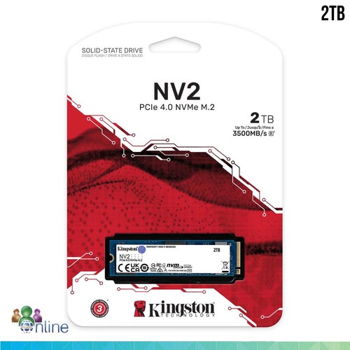 NEW Kingston 250GB 500GB 1TB 2TB NV2 NVMe PCIe M.2 2280 SSD Solid State Drive - Afbeelding 5 van 5