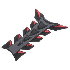 Tank-Pad / Tank-Schutz Motorrad Bike in Schwarz/Rot/Grau