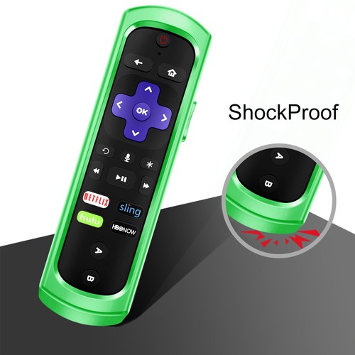 Silicone Case Anti Slip Shock Proof Cover For Roku Ultra / Roku 4 3 2 1 Remote - Picture 22 of 42