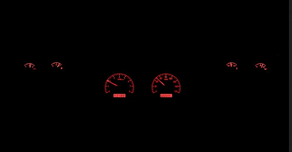 Dakota Digital 73-77 Chevy Chevelle con medidores redondos sistema analógico VHX-73C-CVL-K-R Foto 3 de 4