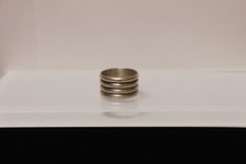 Sterling Silver 4 Ring Band Ring Sz:7  062PID 