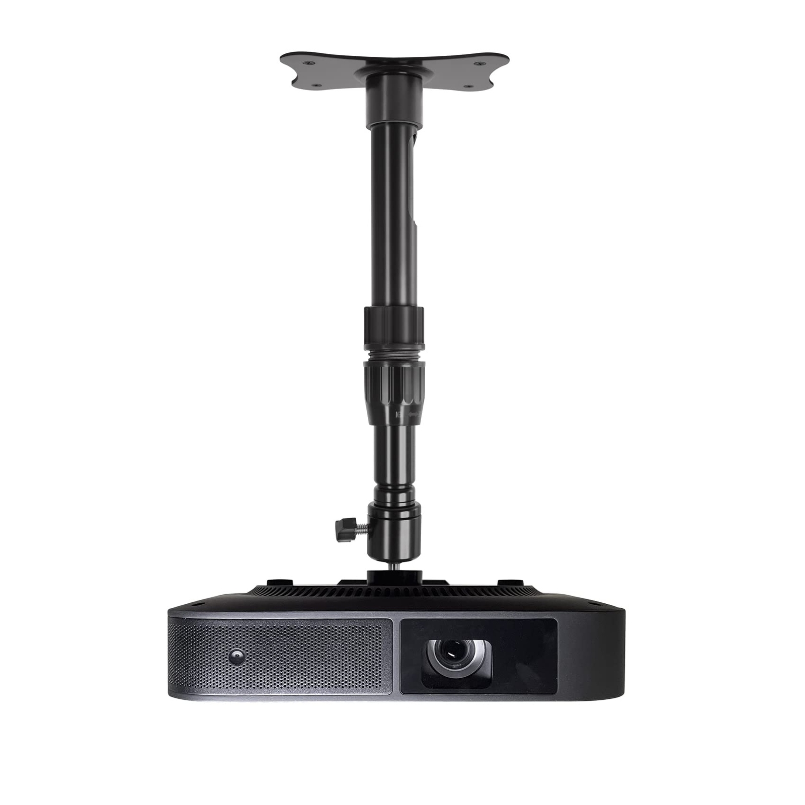 Mini Projector Ceiling Wall Mount Adjustable Height Bracket for 11 lbs White-image
