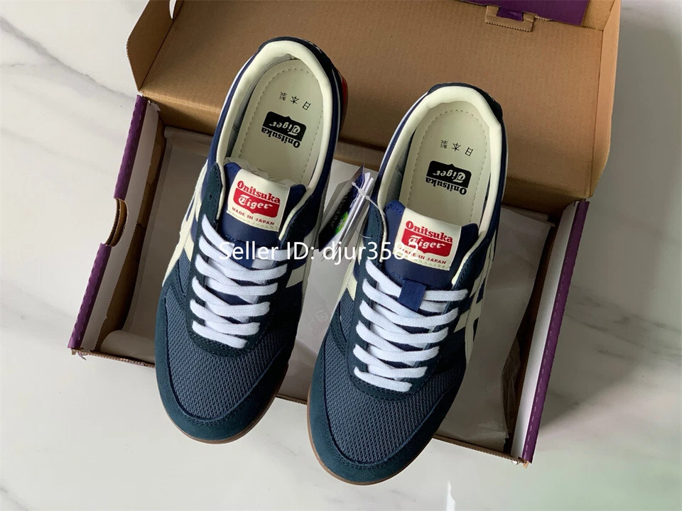 Zapato Onitsuka Tiger Ultimate 81 Nm Azul Marino Cómodo Antideslizante Resistente al Desgaste Foto 3 de 4