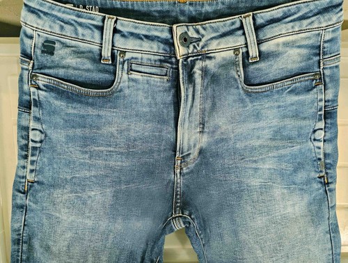 * HEISS Herren G STAR RAW DENIM D-STAQ 3D Slim SKINNY 9 Taschen STRETCH Jeans 32 x27 - Bild 7 von 14