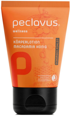 (133 EUR/l) peclavus wellness - Körperlotion Macadamia Honig - 30ml