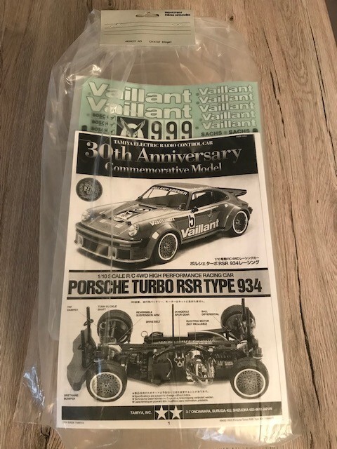 Tamiya Vintage 1/10 Porsche 934 Turbo RSR Body Limited (item 49400