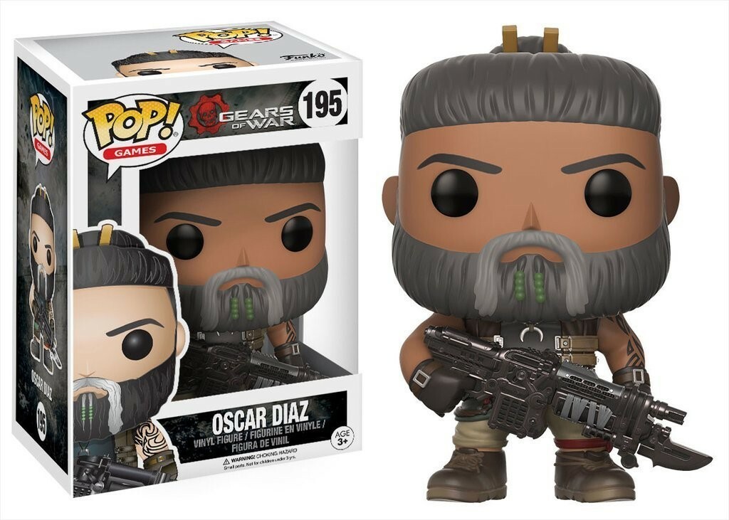 Funko - Pop Games: Gears Of War - Oscar #195 Vinyl Action Figure New In Box