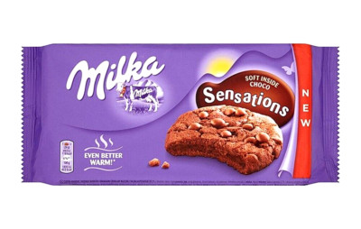 Milka Sensations Chocolate Filled Cho Cookies & Swiss Alp Milk Chocolate 156g