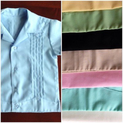 baby boy guayabera shirt
