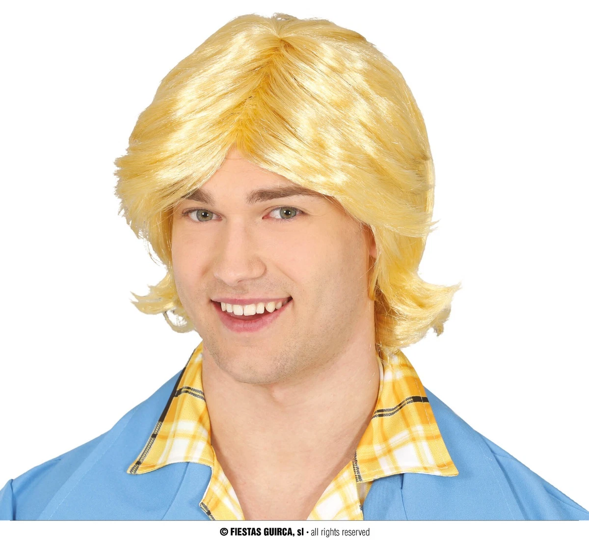 Parrucca Di Muggine Da Uomo, Acconciatura Da Rocker, Parrucca - Foto 3