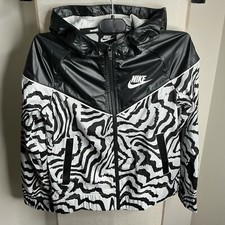 Nike Sportswear Windrunner AOP Jacket Girls Grade School Medium Mint Condition