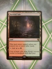 MTG Rockfall Vale #282 Rare Regular - Innistrad Remastered NM