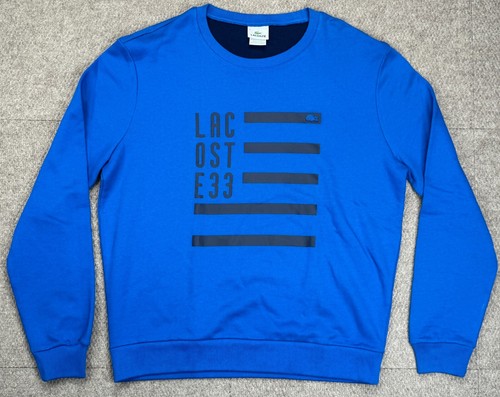 Lacoste Men's Long Sleeve Crew Neck Sweatshirt Size 5