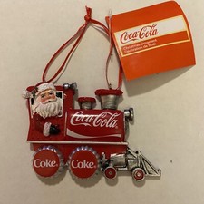 Coca Cola Santa Train Christmas Ornament NEW Kurt Adler Collection 2018 Coke