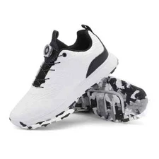 Men's Golf Shoes Waterproof Breathable Golf Sneakers Spikeless Walking Shoes