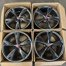 4er Set Jaguar F Typ 20" Klingenräder Carbon Original-Zubehör-Hersteller Legierungen T2R20830 T2R20831