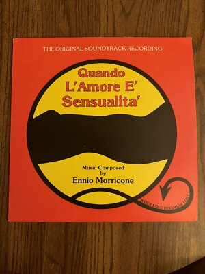 Ennio Morricone    Quando L'Amore E' Sensualita' (The Original Soundtrack) VINYL