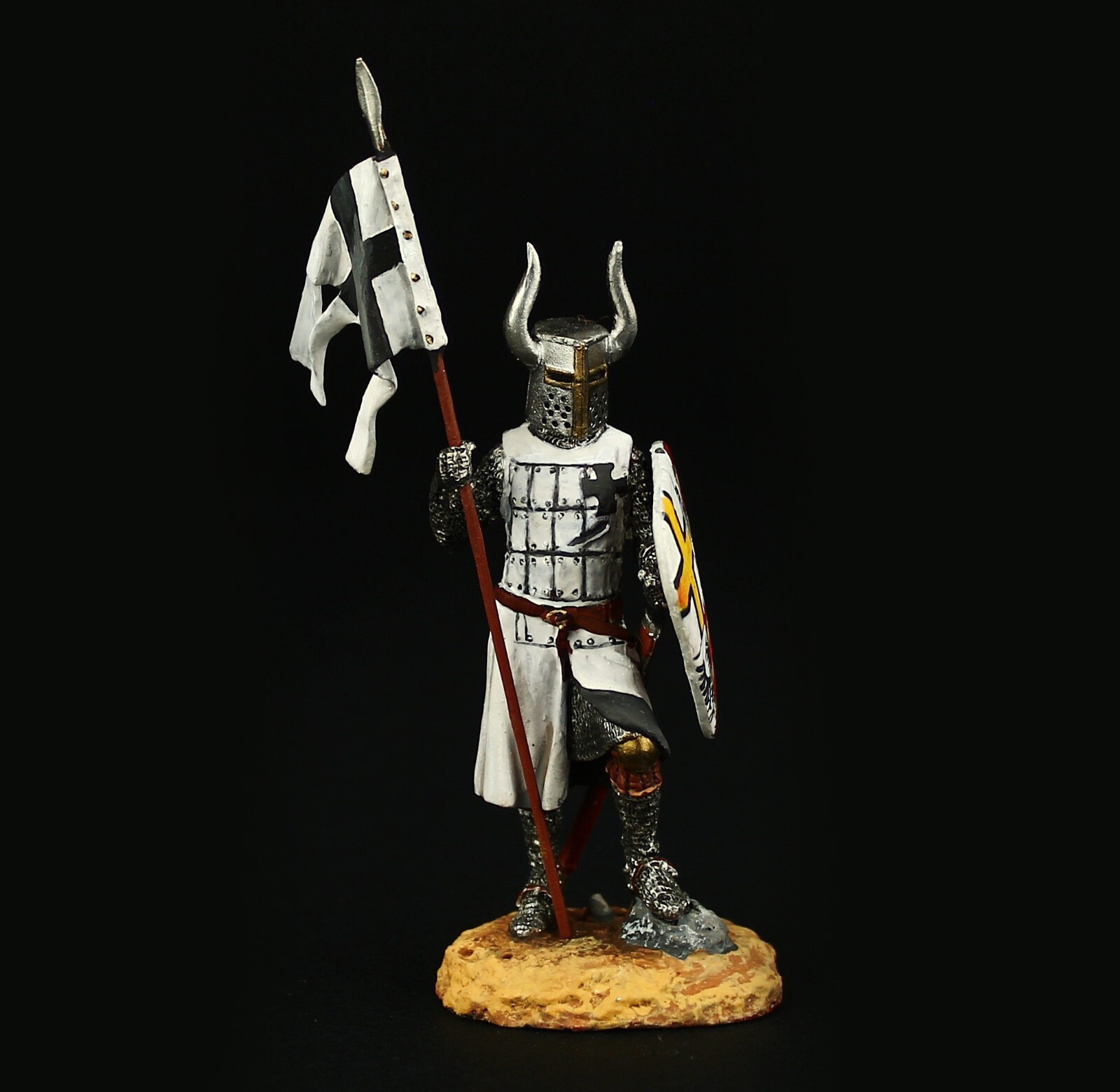 Tin soldier Collectible Grand Master of Teutonic Order, second half of XIII c.