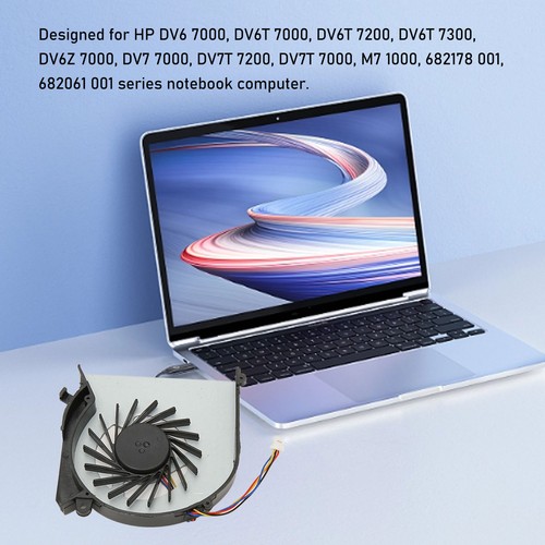 Laptop CPU Cooling Fan For DV6 7000 DV6T 7000 DV6T 7200 DV6T 7300 - Afbeelding 8 van 23