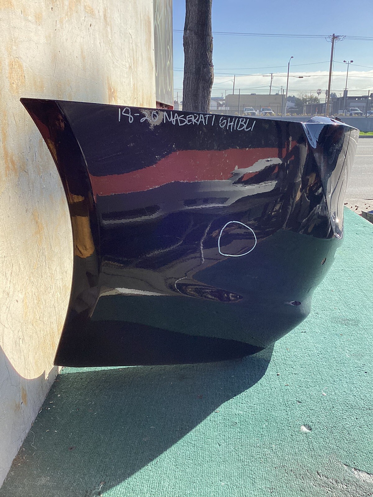 2018 2019 2020 MASERATI GHIBLI REAR BUMPER OEM USED