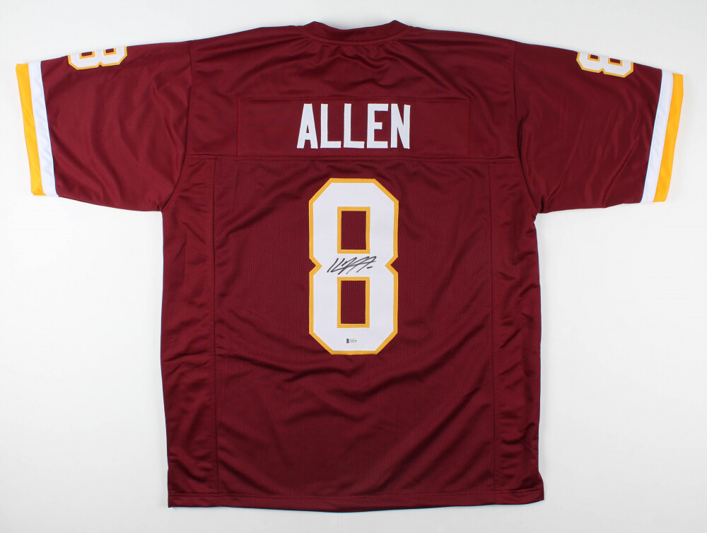 Kyle Allen Autographed Signed Washington Redskins Jersey (Beckett COA) Ex Houston Cougar QB 