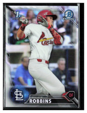 2016 Bowman Draft Chrome #BD-7 Walker Robbins 1st Bowman