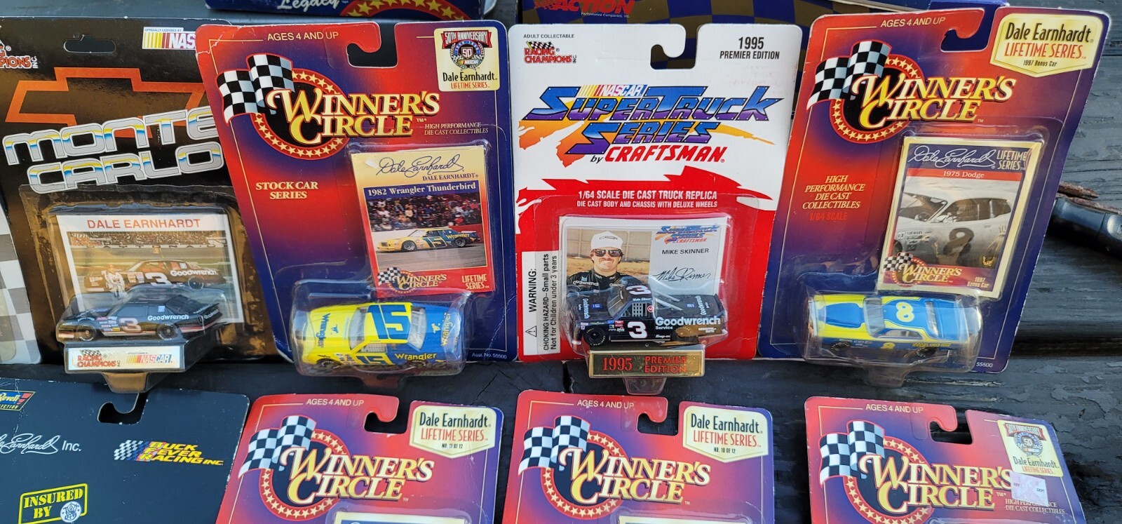 HuGE LoT Dale Earnhardt Sr 3 NASCAR Die Cast Car Action Racing Champions eBay