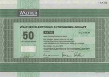 Walther Electronic 1979 Gerstetten Zella Mehlis Heidenheim P1 Rechenmaschinen 50