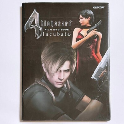 biohazard4 Incubate FILM DVD Book カプコン　帯付き　DVD付き BIOHAZARD 4 Film DVD Book INCUBATE w/DVD Resident Evil Capcom