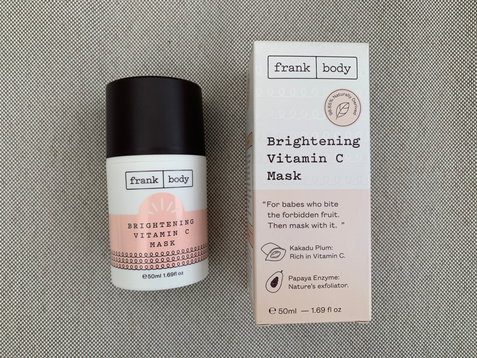 Frank Body Brightening Vitamin C Mask 50ml BNIB FREEPOST