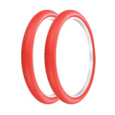 PRO TIRES 26 x 2.125 Red G-5009 PAIR 2 PCS 