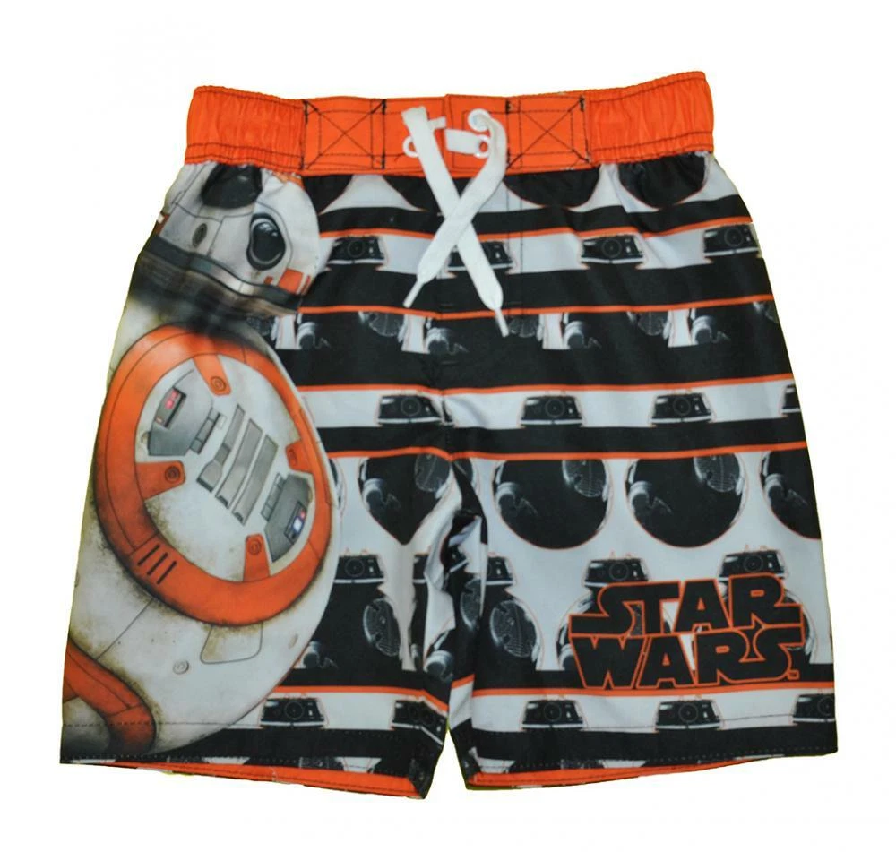 Bañador Infantil Star Wars The Mandalorian Con Grogu - UPF 50+, Bolsillo Trasero, Elástico Cómodo