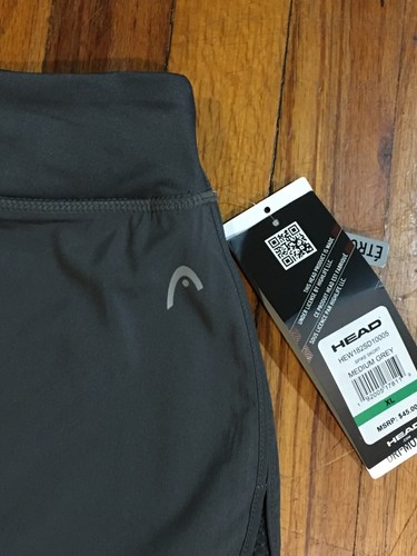 NEW $45 HEAD Womens Tennis Gray Skort Dri-Motion, Slim Fit Size XL Fits 32W NWT - Picture 9 of 12