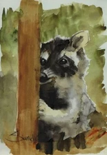 Coonie : Sandra Watercolors™ California : ORIGINAL PAINTING