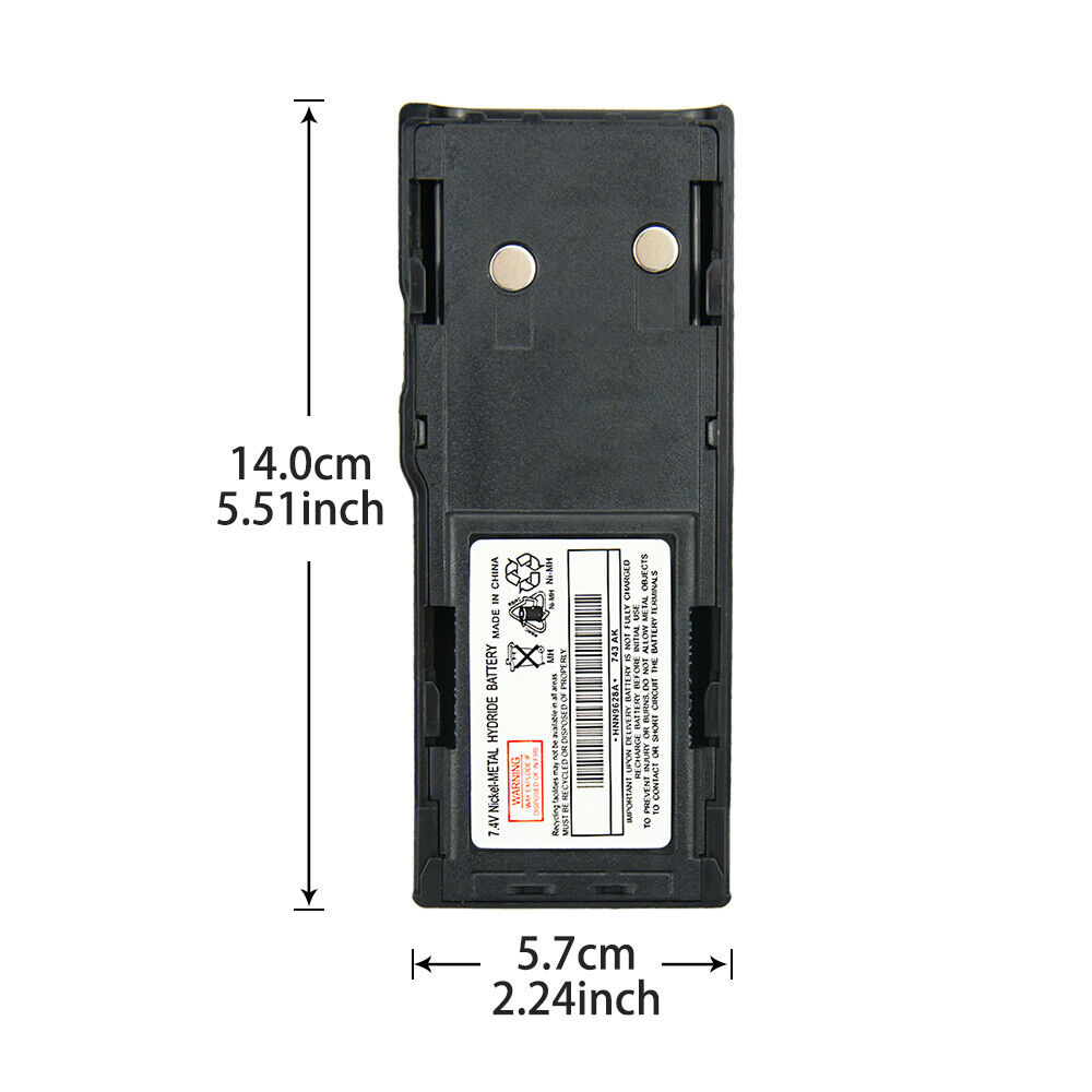 Image 3 - 2PC HNN9628A Battery For Motorola CP250 CP450 GP88 GP300 GP600 PRO3150 Radios