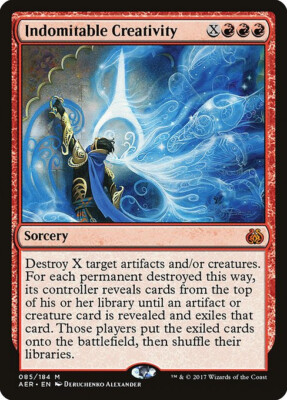 4x Indomitable Creativity | Unbeugsame Kreativität | AER | *Playset* | ENG | MTG