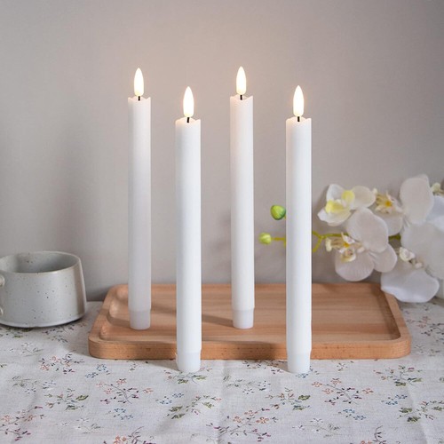 LED Flameless Taper Candle Light Battery Long Candlestick Dinner Candles Lights - Picture 22 of 28