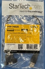 StarTech USBPNLAFAM1 1 ft Panel Mount USB Cable A to A - F/M cell 2 