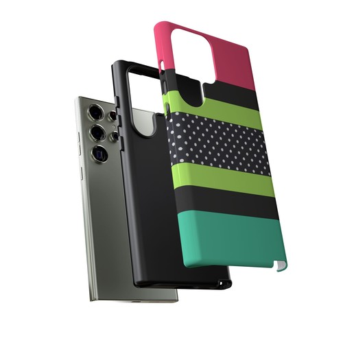 90s Neon & Polka Dots Tough phone Case for IPhone, Samsung Galaxy, Google Pixel - 第 258/287 張圖片