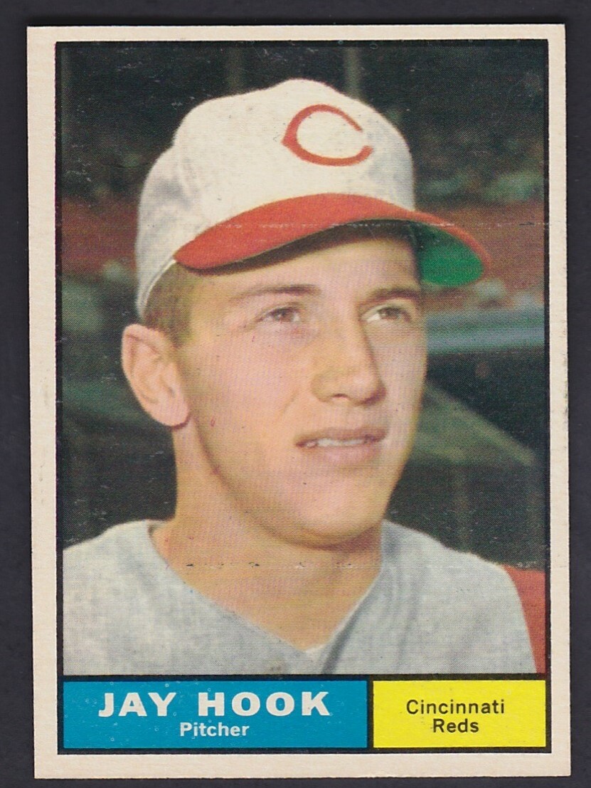 1961  TOPPS  # 162 JAY HOOK   DD1237