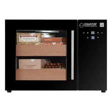 Equator 1.4 Cu Ft Electronic Cooler Humidor with Cedar Wood Shelves