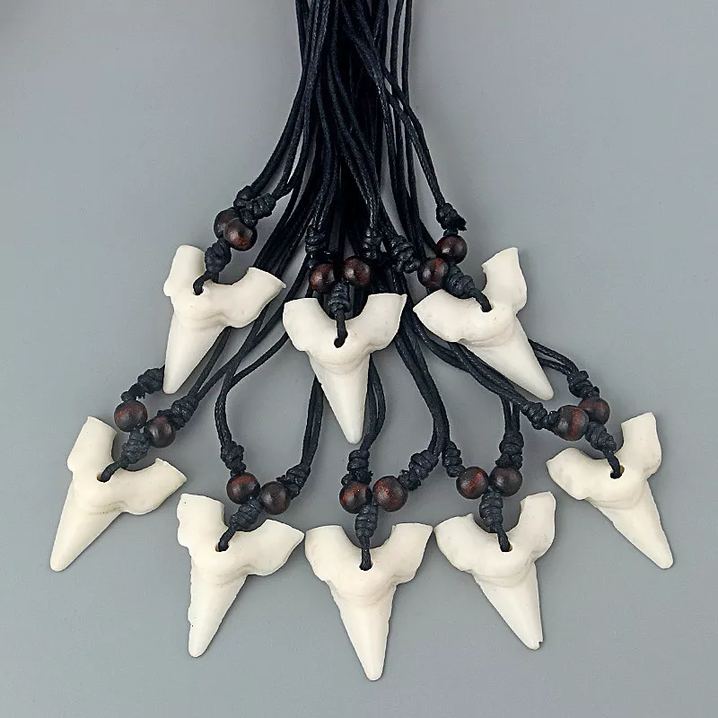 Wholesale shark tooth best sale necklace