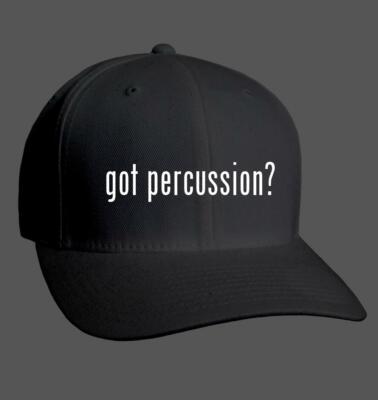 got percussion? - Adult Baseball Cap Hat NEW RARE